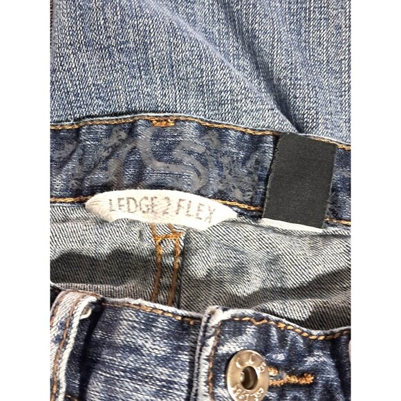 Y2K CCS Jeans Ledge 2 Flex Bootcut Jeans Size W 26 Stretch Blue Denim - Picture 3 of 9